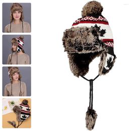 Bandanas Decorative Warm Hat Stylish Knitting Windproof Keeping Fashion Autumn