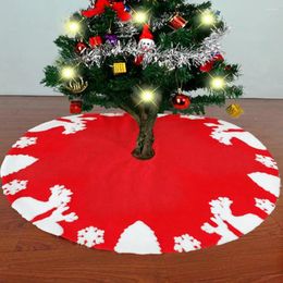 Christmas Decorations Elegant Tree Skirt For Snowflake Enhance Festive Decor With Design Versatile Mat Xmas