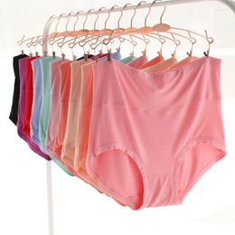 Women's Panties Large Underwear Female Fat Mm200kg Mom Modal Middle-aged And Elderly High Waist