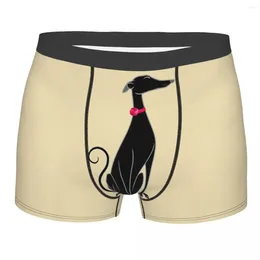 Underpants Men Snooty Boxer Briefs Shorts Panties Soft Underwear Greyhound Whippet Sighthound Dog Homme Sexy S-XXL