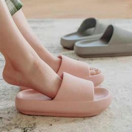 Slippers 0839 Cloud Thick Platform Bathroom Home Non-Slip Flip Flops Woman Sandals Women Fashion Soft Sole Eva Indoor S