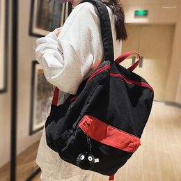 School Bags Fashion Female Canvas Vintage College Backpack Trendy Ladies Cool Student Bag Women Travel Girl Kawaii Laptop Book