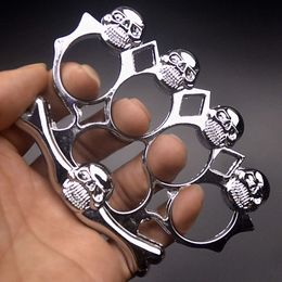 Super Big Five Skull Four Finger Tiger Ring Travel Fist Defender VLON