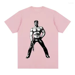 Men's T Shirts Tom Of Finland Art LGBT GAY Rainbow COWBOY Cops Boyfriend T-shirt Cotton Men Shirt TEE TSHIRT Womens Tops