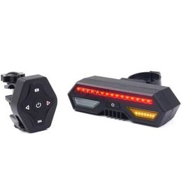 Other Lighting Accessories Wireless bike Brake light version Flash Safety Rear Turn Bicycle Wireless Remote Control turning laser light Cycling Light New YQ240205