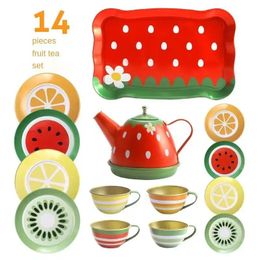 Play House Tea Set Kitchen Toy Boy Girl Cooking Kitchen Utensils Tableware Baby Early Education Toy Game Children Baby Toys 240131