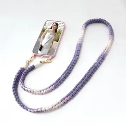 Keychains Handmade Mobile Phone Strap Crossbody Macrame Weaving Belt