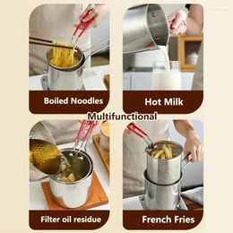 Pans Fries With Frying Cooking 304 French Kitchen Strainer Fried Tempura Deep Steel Filtration Pot Tools Chicken Stainless Fryer