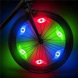 Other Lighting Accessories Waterproof Bicycle Spoke Light 3 Lighting Mode LED Bike Wheel Light Wire Lamp Safety Warning Light For MTB Kids Balance Bike YQ240205