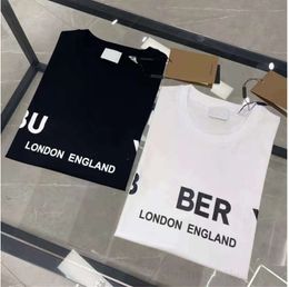 Mens Designer T Shirt Graphic Tee Tshirt Clothes Men Women Shirts Fashion Letter Print Round Neck Black White Short Sleeve T-shirt For Men Oversized Top Designer2024