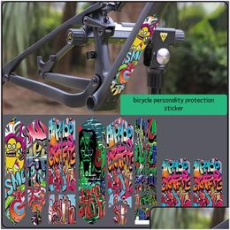 Bike Groupsets Frame Sticker Mtb Care Protection Chain Film Cycling Repair Scratch Decals Anti Tape Bicycle Accessories Decorative D Dhyuy