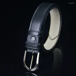 Belts Fashionable Men's Belt Alloy Needle Buckle Multi-color Leather Versatile Daily Decoration Jeans Trousers Business