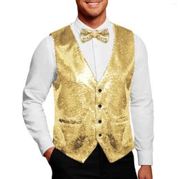 Men's Tank Tops Solid Colour Sequin Costume Waistcoat With Rain Coats Work Jackets For Men Fashion Casual Mens Dress Winter