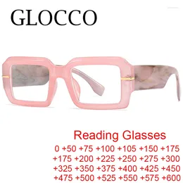 Sunglasses Fashion Square Anti Blue Light Glasses Women Men Luxury Brand Pink Eyeglasses Frame Optical Clear Reading