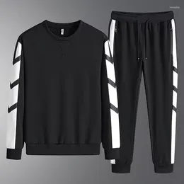 Men's Tracksuits Casual 2 Piece Set Y2k Streetwear Clothing Sweats Nature Pants Winter Outfit Tracksuit Social Harajuku Sweatshirt