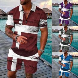 Men's Tracksuits Dress Suit Set Jacket And Pant For Men Formal Suits Juniors Mens Fashion Casual Printing