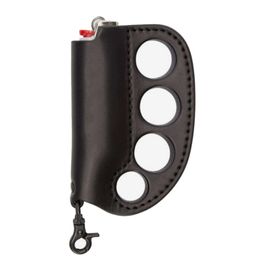 Leather Lighter Cover Refers to Tiger Four Finger Self-defense Designers Hand Support Equipment IQQ0