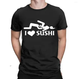 Men's T Shirts I Love Sushi Tshirt Sex Instructor First Lesson Free Adult Humour Cool Joke Party Gift T-shirt Funny Man Clothing Modal Shirt