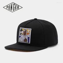 Ball Caps PANGKB Brand PACENSTEIN CAP Black Cotton Fashion Hip Hop Snapback Hat For Men Women Adult Outdoor Casual Sun Baseball Bone