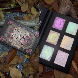 Shellwe Makeup Present Multi Use Sparkly High Shine Smooth Duochrome Highlighter Palette 240119