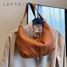 Evening Bags Shoulder Side For Women 2024 Winter Trend Fashion Simple Soft Leather Crossbody Bag Handbags And Purses