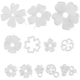 Storage Bottles Cutting Die Flower Shape Embossing Paper Card Making Cut Diy Cue