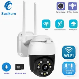 CamHi WIFI Outdoor Camera Security Protection Colour Night Vision Human Detection Wireless Speed Dome CCTV IP