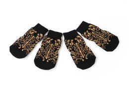 Dog Apparel Fashion Pet Shoes Winter Warm Soft Socks For Large Dogs Golden Retriever Cotton Scratch Proof Breathable Foot Covers