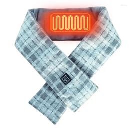 Bandanas Heated Scarf Intelligent Neck Heating Pad Rechargeable Warmer With 3 Levels For Women And Men Outdoor