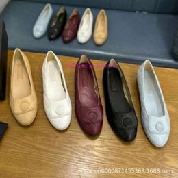 designer sandal chaneles loafer shoes 2024 School Bag Buckle Ballet Shoes Womens Edition Sheepskin Fashion Shoes Selling