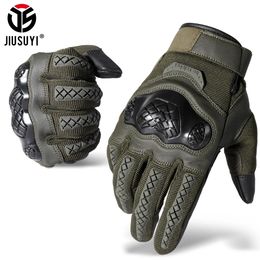 Tactical Touch Screen Full Finger Gloves Army Military Combat Paintball Airsoft Hunting Shooting Anti-Skid Protective Gear Men 240127