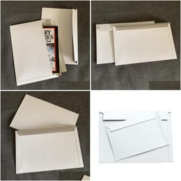 Gift Wrap 245X160Mm Rigid Po Card Mailers Stay Flat Envelopes Paperboard Document Cardboard Self Seal Mailjacketsgift Drop Delivery Ot7Xh