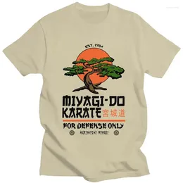 Men's T Shirts Vintage Miyagi Do Inspired Karate Kid Shirt Short Sleeve Cotton Tshirts Fashion T-shirt Japanese Kung Fu Cobra Kai Tee