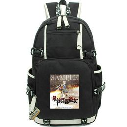 The Ultimate W backpack Saikano daypack She school bag Cartoon Print rucksack Casual schoolbag Computer day pack