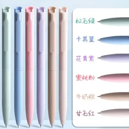 Pcs Colored Gel Pen Comfort Grip Fine Point Quick Dry No Smear Smooth Writing 0.5mm Journaling Notetaking Retractable Ink