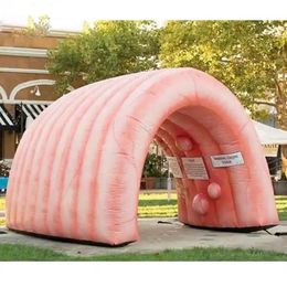 4x4x3mH (13.2x13.2x10ft) With blower wholesale High Quality Giant Inflatable Colon For Medical Teaching Use Custom Inflatable Intestine Organ Tunnel Tent