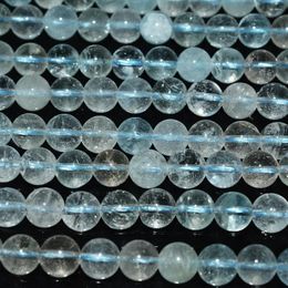 Loose Gemstones Natural Clean Topaz Round Beads 8.5mm-8.8mm No Radiation Heating Treatment