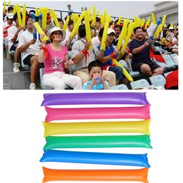 60pcs Thunder Sticks Foil Bam Cheering Team Boom Noisemakers for Football Party Inflatable applauders 240118