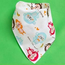 Bibs Burp Cloths Baby Drool Towel Triangle Double Buckle Newborn Child Headscarf Bib Scarf Spring And Summer Seasons Drop Delivery Otyxg