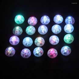 Party Decoration Lot Blue LED Lamps Balloon Lights For Paper Lantern White Or Multicolor Christmas Natale