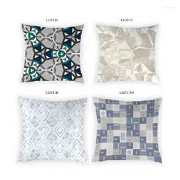 Pillow Cover Geometry 45x45cm Sofa Modern Nordic Gift Print Home Decoration Art Velvet 2024 E2392