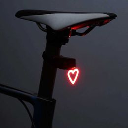 Other Lighting Accessories Bicycle Bike Light Multi Modes LED Taillight Rear Tail Safety Warning Cycling USB rechargeable Flashlight for seatpost YQ240205