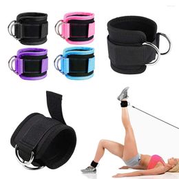 Accessories Fitness Ankle Straps Adjustable D-Ring Cuffs Gym Workouts Glutes Legs Strength Sports Feet Guard