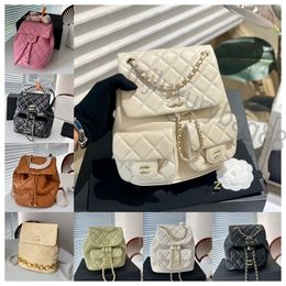 럭셔리 CC Hobo Backpack School Bag Womens Mens 정품 가죽 체인 버킷 백 팩 클러치 디자이너 가방 핸드백 패션 책 가방 어깨 가방 샤넬 가방