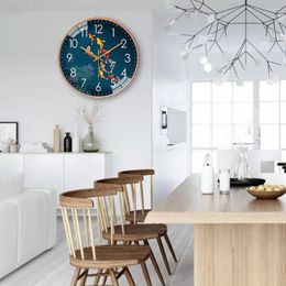 Wall Clocks Modern Minimalist Clock Silent Quartz For Living Room Bedroom Office Home Decoration Accessories 20cm