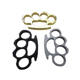 Aluminium Alloy Tiger Four Finger Fist Set Legal Self Defence Window Breaking Designers Ing Supplies Ring Glass Fibre Hand Brace AZYT