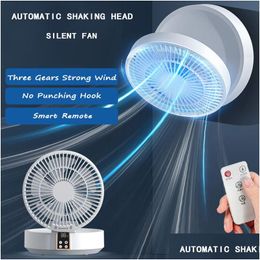 Other Home Garden Usb Charging Folding Portable Fan Desktop Mini Remote Control Cam Conditioner Fans 230729 Drop Delivery Dhrd3