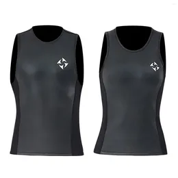 Women's Swimwear 2MM Leather Diving Vest For Men Women Sleeveless Jacket 2 Pieces Separate Wetsuit Snorkelling Surfing Waistcoat Thermal