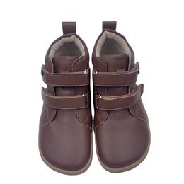 TipsieToes Top Brand Barefoot Genuine Leather Baby Toddler Girl Boy Kids Shoes For Fashion Spring Autumn Winter Ankle Boots 240127