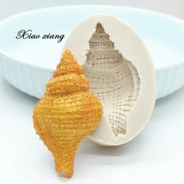 Baking Moulds 3D Conch Silicone Cake Moulds For DIY Fondant Decorating Tools Chocolate Soap Kitchen Gadgets And Accessories